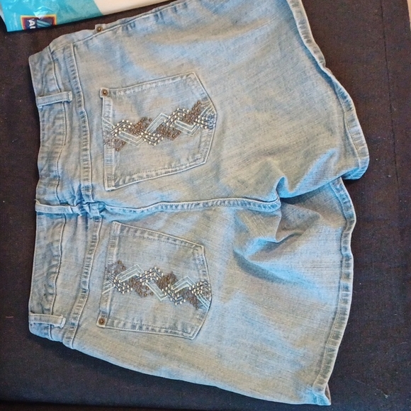 VENEZIA (SIZE:14) DENIM BLUE ABOUT THIS IDEM SHORTS - Picture 5 of 7
